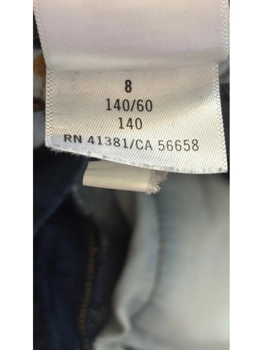 Polo Ralph Lauren Hampton Straight Jeans Size 8